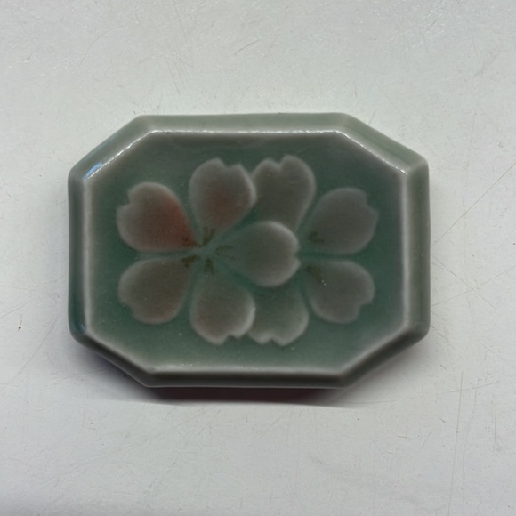 Chopstick rests (hashioki), set of 5, flower design - Picture 2 of 6